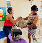 Famílias em vulnerabilidade social recebem 1.500 cestas básicas em Lagoa da Canoa