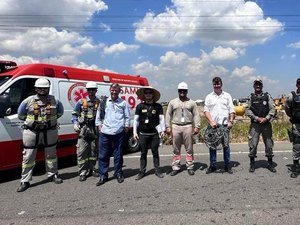 Cabo Bebeto acompanha reintegração de posse de fazenda ocupada pelo MST em Arapiraca