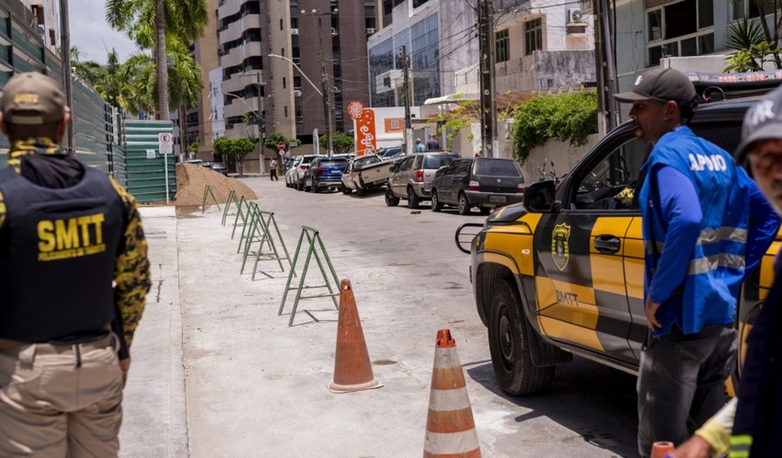 DMTT recolhe mais de 700 cones utilizados irregularmente em Maceió