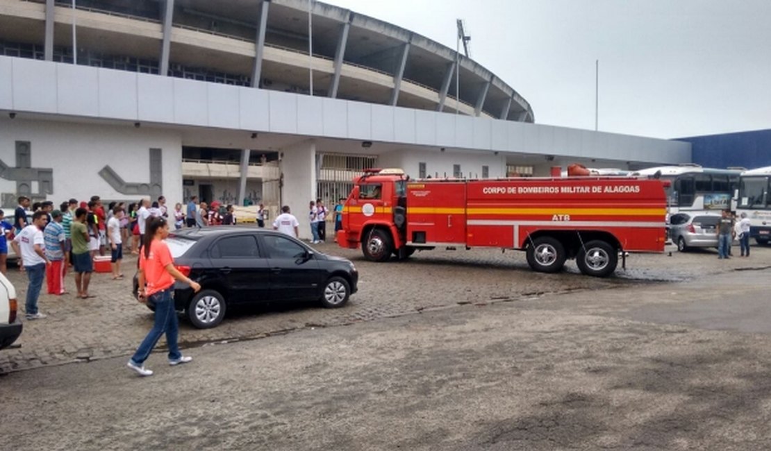 Explosão no Estádio Rei Pelé não atingiu alunos hospedados para o Jeal