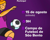 Agosto Lilás leva campanha contra violência às mulheres para campo de futebol