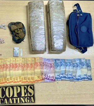 Policiais militares da Copes prendem traficante de drogas em Cacimbinhas