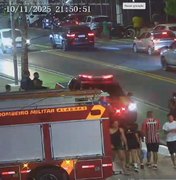 Videomonitoramento da SSP flagra socorro de homem que teve mal-súbito na Pajuçara