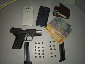 Homem é preso por porte ilegal de arma em Feira Grande