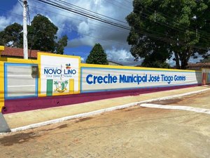 Prefeitura de Novo Lino entrega creche reformada