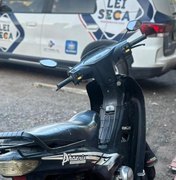 Lei Seca recupera ciclomotor com queixa de roubo/furto em Arapiraca