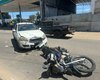 Colisão entre veículos deixa motociclista ferida em avenida de Arapiraca