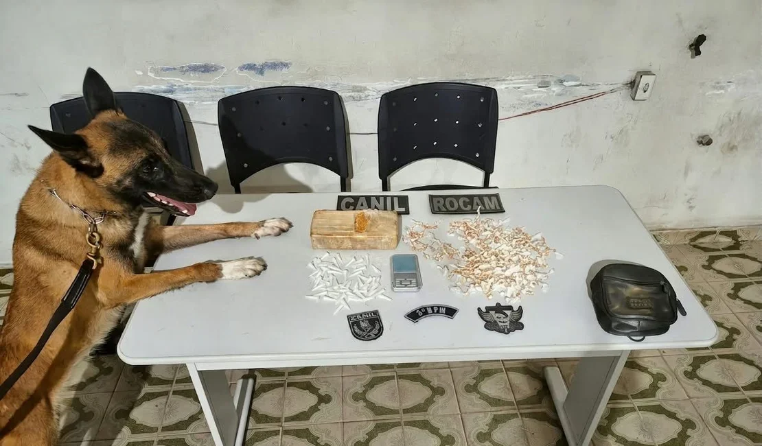 Mulher é presa com crack e cocaína em residência na zona rural de Arapiraca