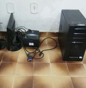 Materiais de informática da Prefeitura de Arapiraca são apreendidos em residência