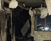 Imagem mostra como ficou apartamento após ser consumido pelo fogo no Trapiche; veja