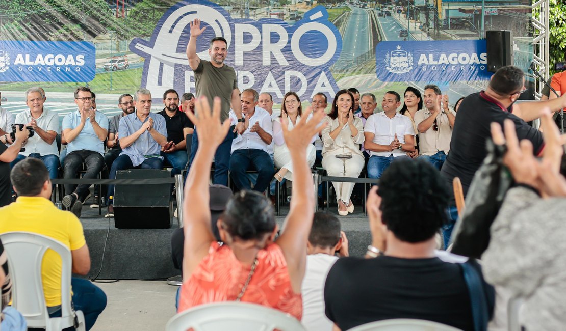 São José da Tapera recebe obras do Programa Minha Cidade Linda e governador anuncia novos investimentos