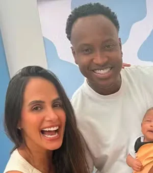 Saiba a inusitada inspiração para filho de Thiaguinho se chamar Bento