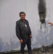 Vídeo: medidor de energia de delegacia explode e pega fogo em Maceió