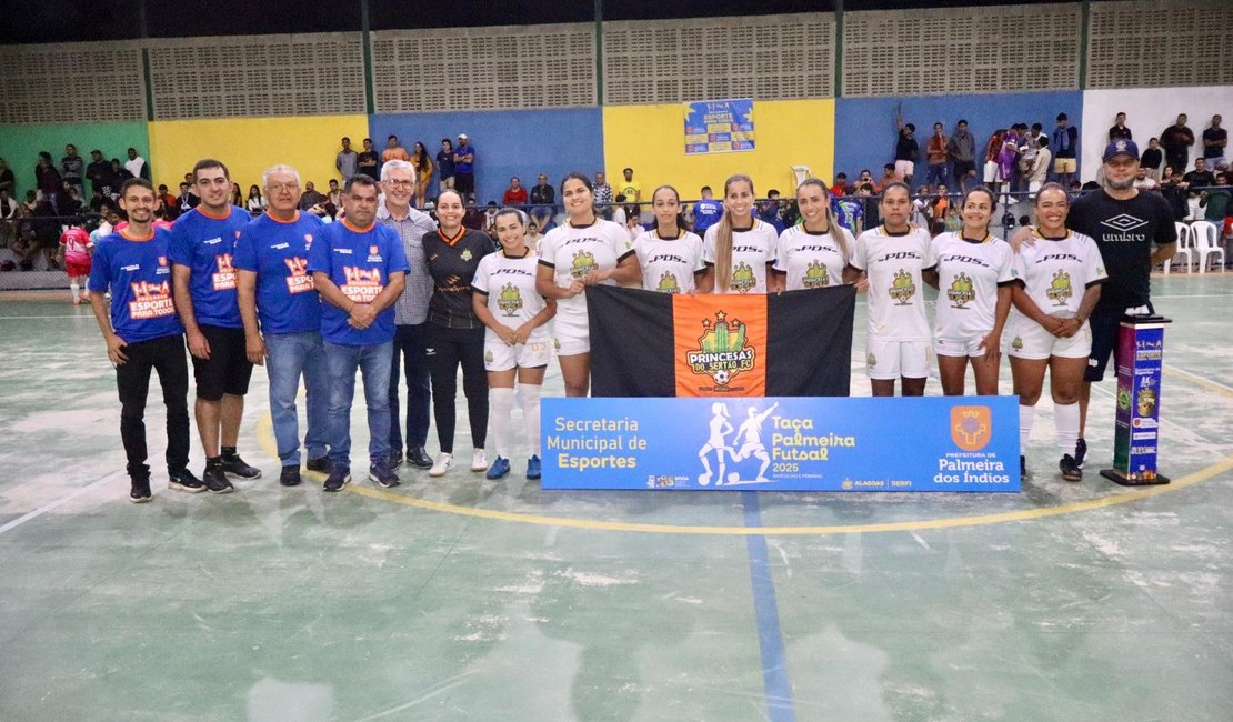 Sucesso absoluto: Taça Palmeira de Futsal 2025 chega ao fim com recorde de público