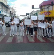 Estudantes demonstram solidariedade em apoio às vítimas de acidente na AL-110