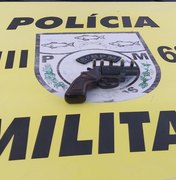 Jovem é preso com arma de fogo em Porto Calvo