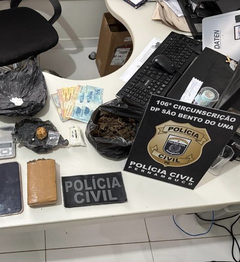 Após investigação em AL, operação prende dois e apreende drogas e armas em PE