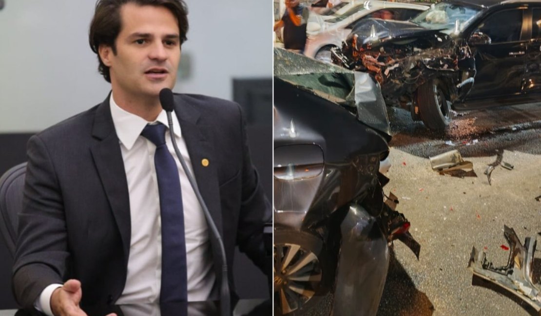 Deputado nega que conduzia carro que provocou acidente com sete veículos em Maceió
