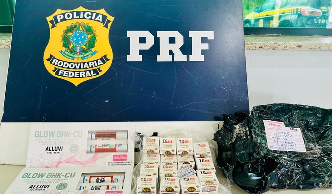 Medicamentos irregulares são apreendidos em ônibus com destino a Estrela de AL