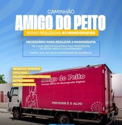 Prefeitura anuncia chegada do ‘Caminhão Amigo do Peito’ em São Miguel dos Milagres