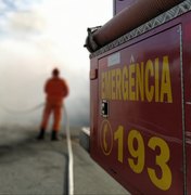 Principio de incêndio é registrado em residência no Aldebaran, em Maceió  