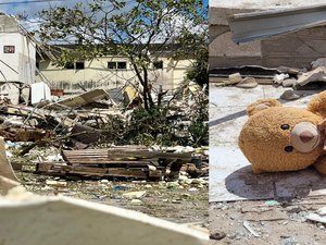 [Vídeo] Imagens mostram detalhes da destruição causada por desabamento de prédio, em Maceió