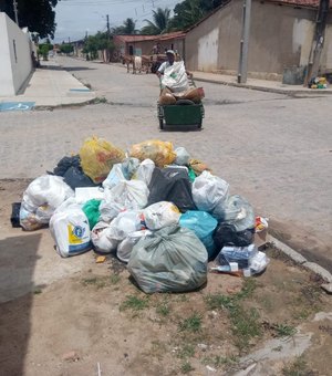 População volta a reclamar da coleta do lixo domiciliar em Arapiraca