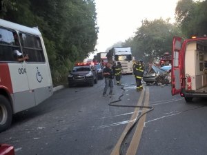 Motorista fica preso às ferragens em acidente na BR-316 em Alagoas