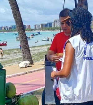 Saúde leva educação sanitária aos locais mais frequentados de Maceió