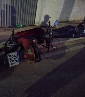 Motoqueiro morre ao colidir em muro na Barra de Santo Antônio