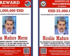 EUA oferecem US$ 25 milhões por informações que levem à prisão de Nicolás Maduro