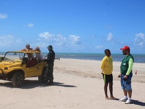 IMA inicia fiscalização contra tráfego de veículos em praias alagoanas com autuações e multa