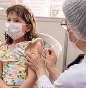 Vacinação de crianças de 10 a 11 anos e sem comorbidades inicia hoje (19) em Maceió