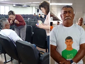 Pai de Davi passa mal durante julgamento e sessão é interrompida