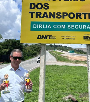 Cabo Bebeto critica obra de R$ 70 milhões na BR-101 e dispara contra Renan Filho e Lula