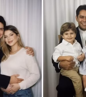 Filha de Leandro posta fotos do pai com os netos feitas por inteligência artificial
