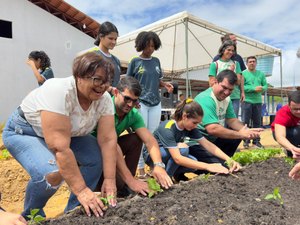 Novas hortas urbanas são inauguradas em Alagoas