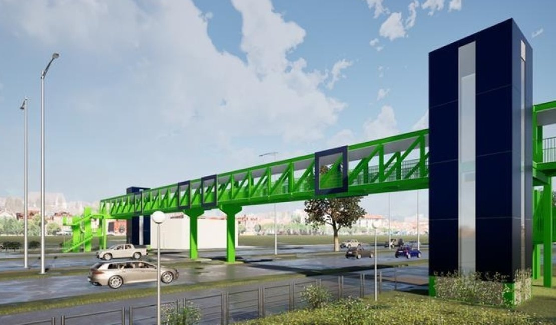 Passarela do Canaã, em Maceió, tem nova etapa de montagem neste sábado (29)