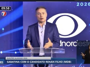 JHC falta a debate e Renan defende novos investimentos durante sabatina