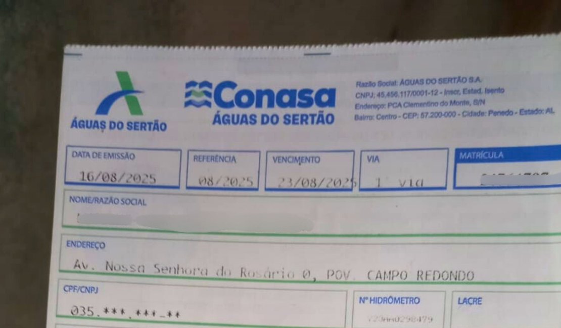 Justiça determina que Águas do Sertão e Arsal divulguem mapas das redes de água e esgoto