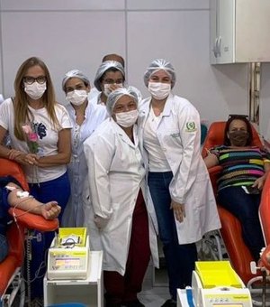 No Dia Internacional da Mulher, três irmãs doam sangue juntas no Hemoal Arapiraca