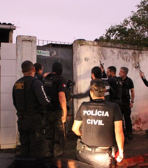 [Vídeo]: Polícia Civil realiza megaoperação e prende mais de 20 pessoas em AL