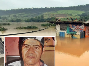Homem salva esposa, volta para pegar animal de estimação mas desaparece na correnteza do rio