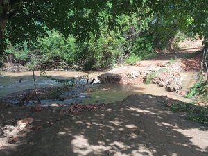 Moradores do Sitio Batingas estão prejudicados sem ponte que foi destruída pela chuva