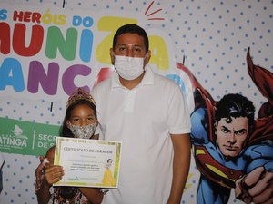 Vacinação infantil contra covid-19 avança em Japaratinga