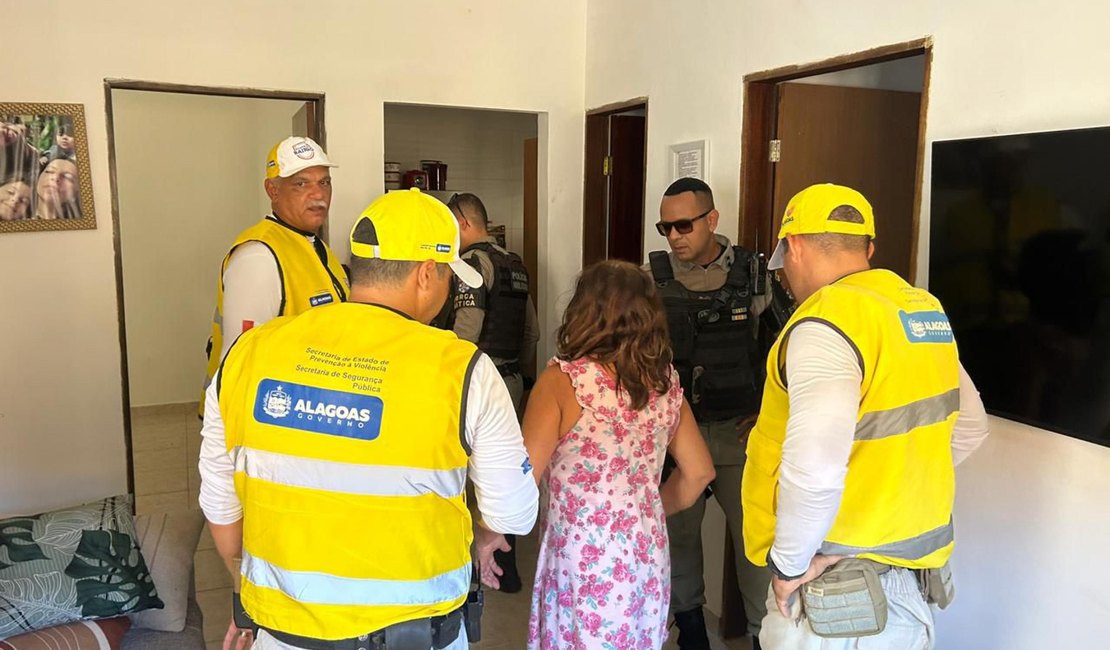 Programa Ronda no Bairro prende suspeito de agressão contra idosa em Paripueira