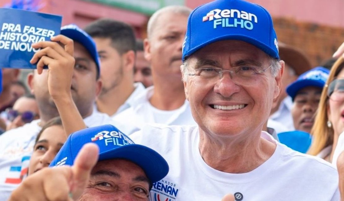 Renan Calheiros lidera disputa ao Senado no primeiro e segundo votos, aponta Falpe