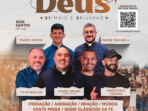 Congresso de Adoração 'Sede de Deus 2025' reúne fiéis em Maceió com Padre Bruno Costa e Flavinho