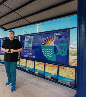 Prefeitura de Rio Largo revitaliza abrigos de ônibus e reforça combate ao vandalismo