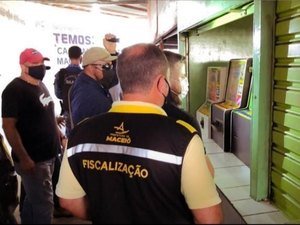 Semscs apreende 16 máquinas caça-níqueis durante operação